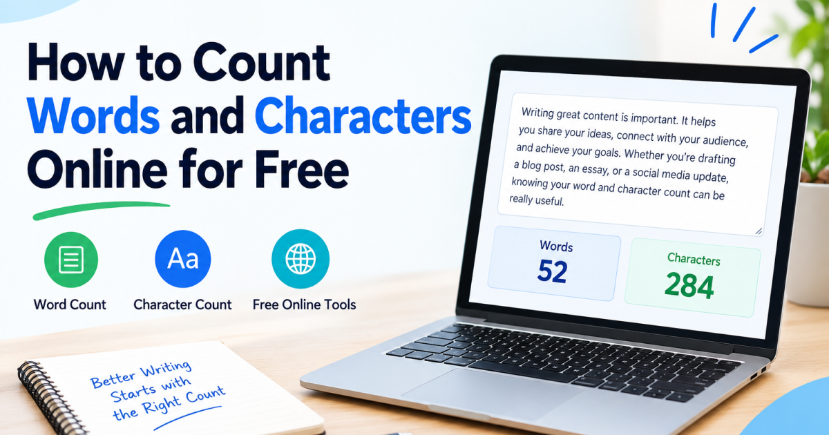 How to Count Words and Characters Online for Free